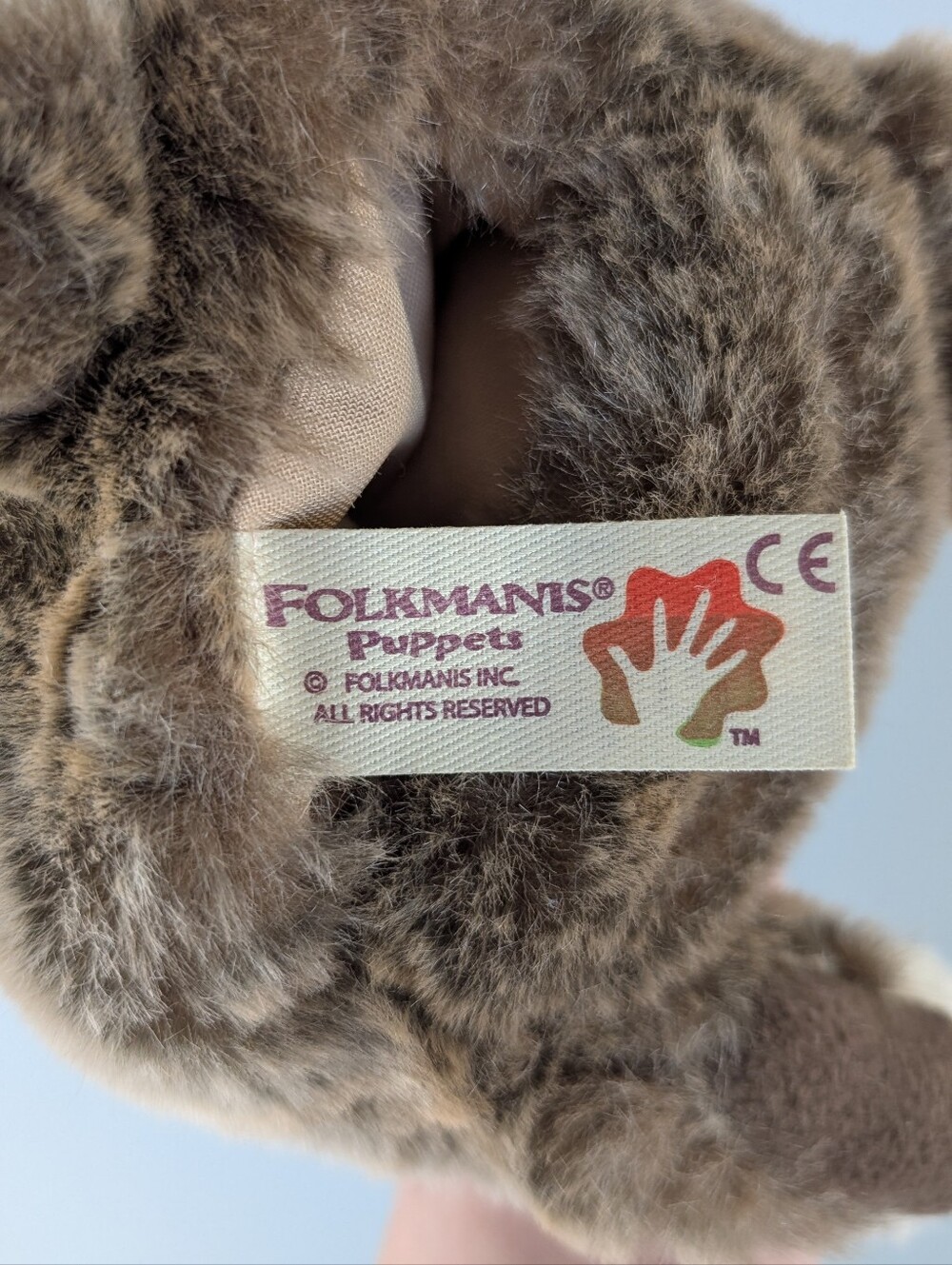 Folkmanis Baby Dutch Rabbit Hand Puppet - Picture 9 of 15